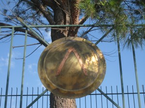 Greek "L" (lambda) for Leonidas, King of Sparta